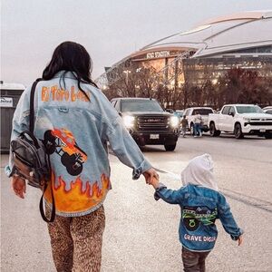 Monster Jam Mama Denim Jacket- El Toro Loco